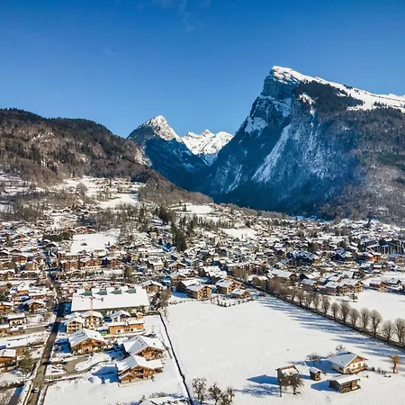 4 Pieces 8 Pers Vue Montagne * Samoens